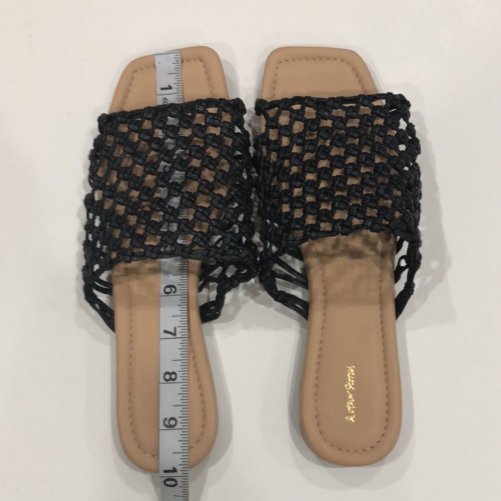 & Other Stories Leather Sandals, Black, Size 7.5 - Picture 4 of 16